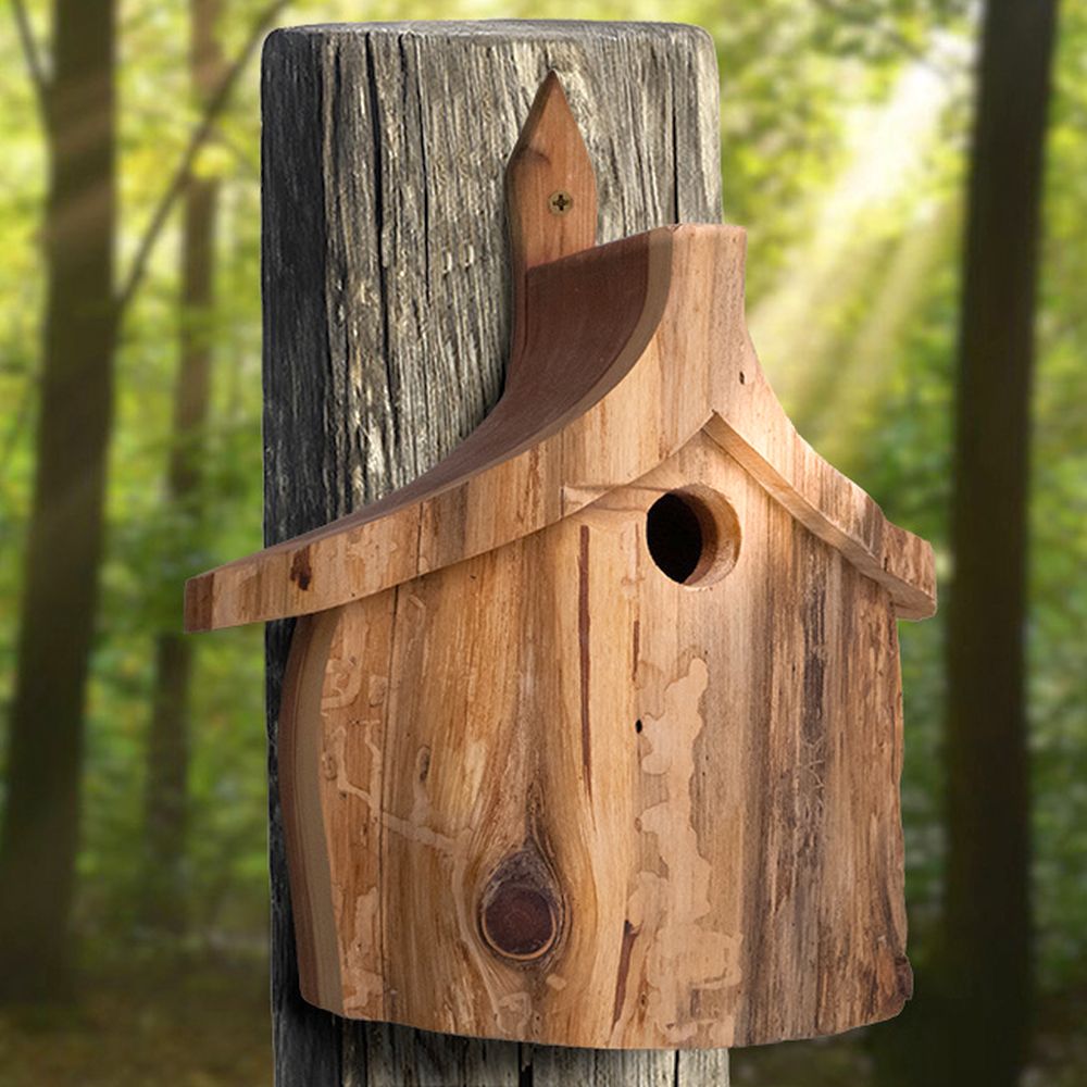 Woodmen Rustic Cedar Bird House w/Finish