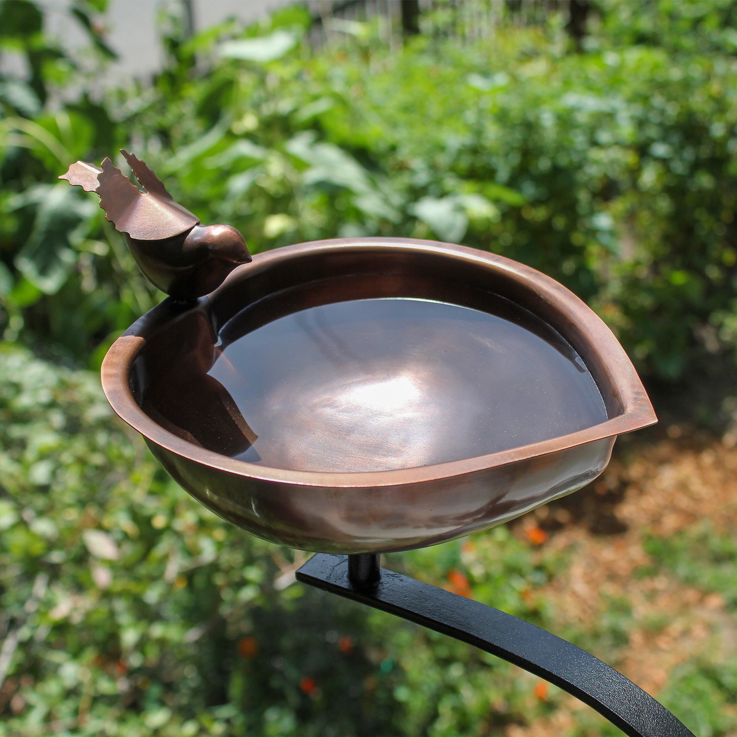 Achla Heart Shaped Bird Bath Bowl