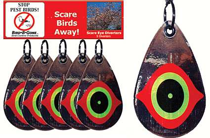Scare Eye Bird Diverters Set of 5