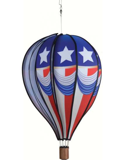 Patriotic Vintage Hot Air Balloon Large 22
