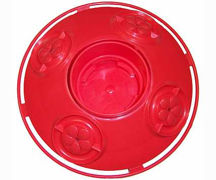 Dr. JB's Clean Hummingbird Feeder Base All Red