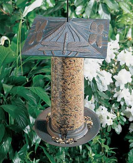 Classic Dragonfly Seed Tube Feeder Large