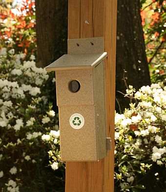Rubicon Recycled Bluebird Nesting Box Driftwood