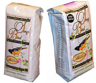 Song Bird Coffee Hazelnut Whole Bean or Ground