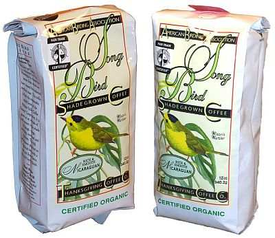 Song Bird Coffee Nicaraguan Whole Bean or Ground