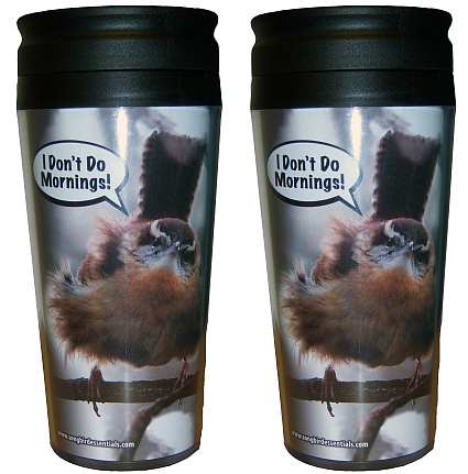 I Don't Do Mornings Poly Thermal Mug Set of 2