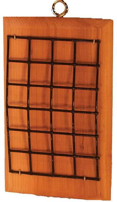 Songbird Cedar Peanut Butter Feeder