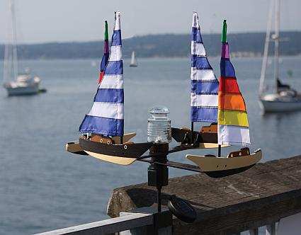 Aero Sailboat with Solar Beacon Light