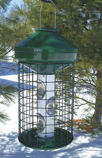 Avian Caged Sunflower & Mixed Seed Feeder 18 lb