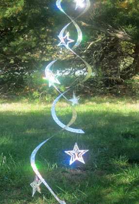 Crystalite Star Spiral Mobile