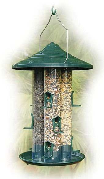 Audubon Woodlink Triple Tube Bird Feeder
