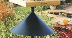 Audubon Wrap-Around Squirrel Baffle Black 18"