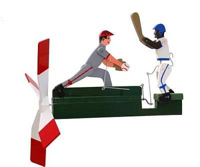 Baseball Players Whirligig
