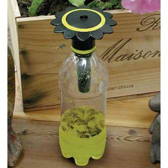Soda Bottle Wasp Trap Black 6/Pack