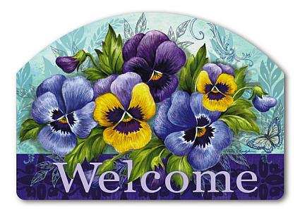 Pretty Pansies Yard DeSign