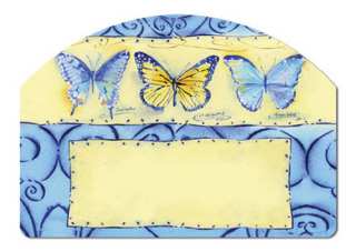 Blue Butterflies Yard DeSign