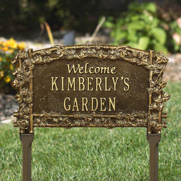 personalized garden plaques decorative custom handcrafted personalized lawn and garden signs at songbird garden - Garden Plaques personalized garden plaques decorative custom handcrafted personalized lawn and garden signs at songbird garden - Garden Plaques