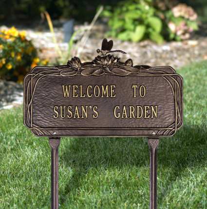 Personalized Garden Plaques Decorative Custom Handcrafted Personalized Garden Plaques Decorative Custom Handcrafted