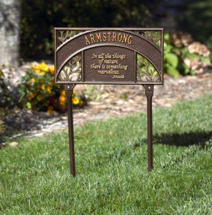 Personalized Garden Plaques Decorative Custom Handcrafted Personalized Garden Plaques Decorative Custom Handcrafted
