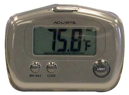 Acu-Rite Digital Window Thermometer, Accurite Digital Suction Mount