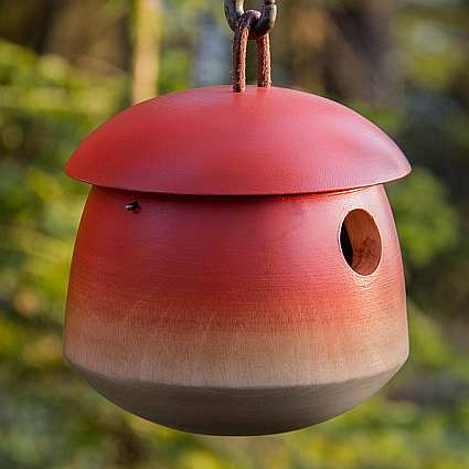 Mango Tree Collection Tumble Bird Home Red