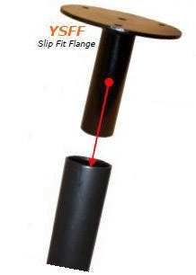 Slip Flange for 1" diameter pole