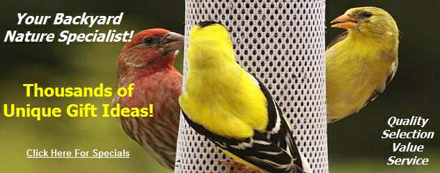 Your Backyard Nature and Gift Specialist! Your Backyard Nature and Gift Specialist!