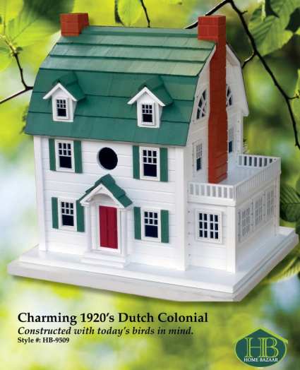 Home Bazaar Signature Dutch Colonial Bird House