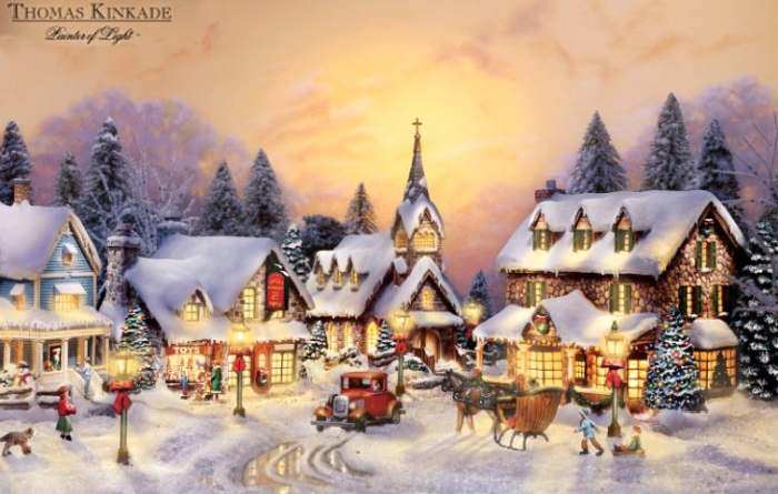 Thomas Kinkade Village Christmas Collection