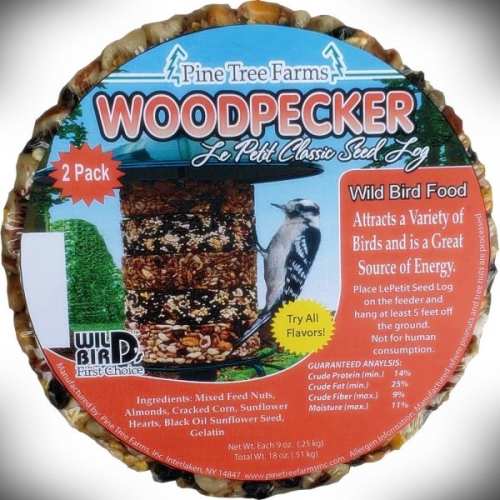 Le Petit Woodpecker Classic Seed Log Stacker Cake