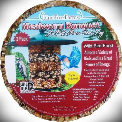 Le Petit Mealworm Banquet Classic Seed Log Stacker Cake