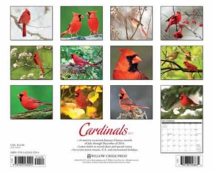 2015 Cardinal Calendar