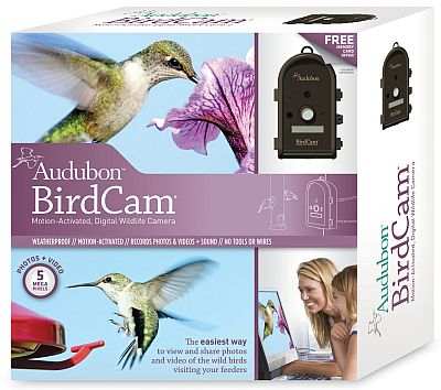 Audubon BirdCam Motion-Activated Digital Camera makes a great gift for the backyard bird and wildlife enthusiast!