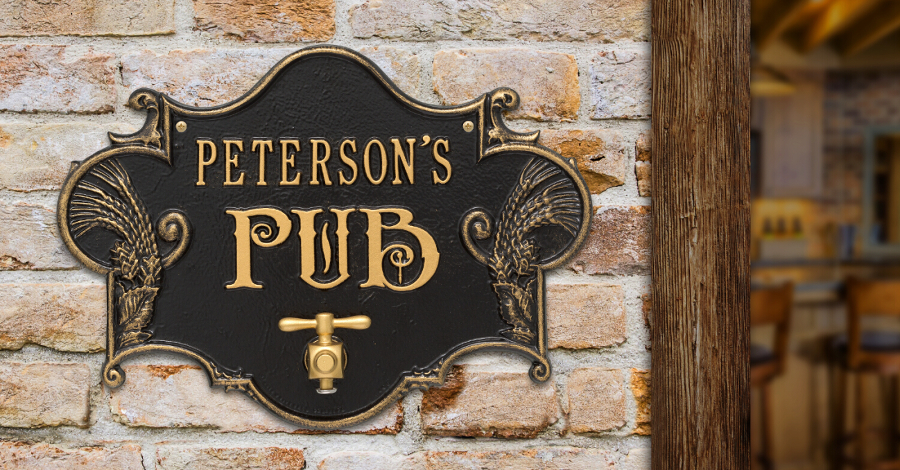 Personalized Beer Plaques