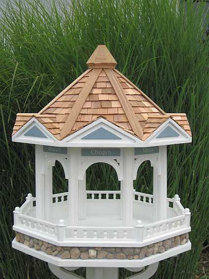 Bird Feeders, Quality Crafted Gazebo Bird Feeders, Gazebo Style Bird 