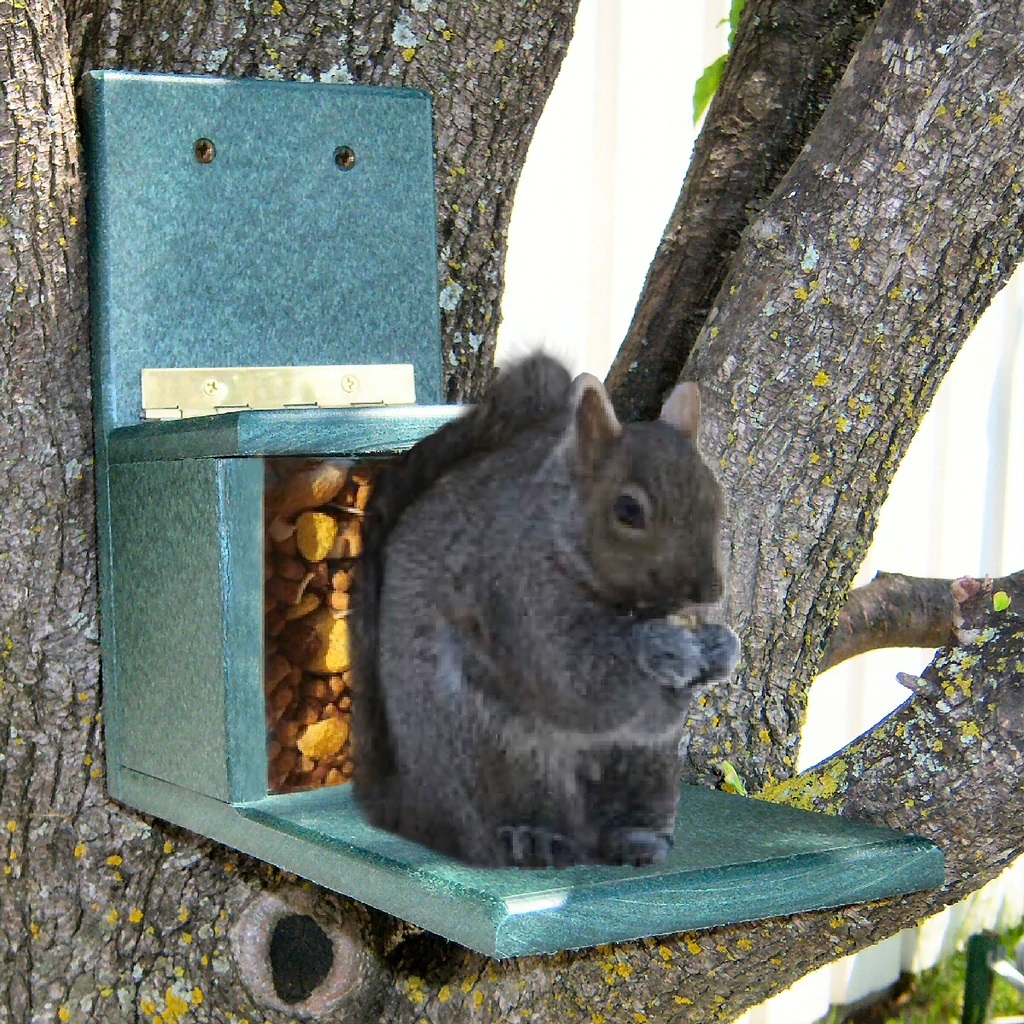Rubicon Recycled Plastic Squirrels Only Feeder