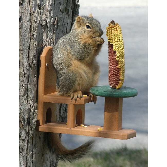Recycled Poly Squirrel Table & Chair Feeder