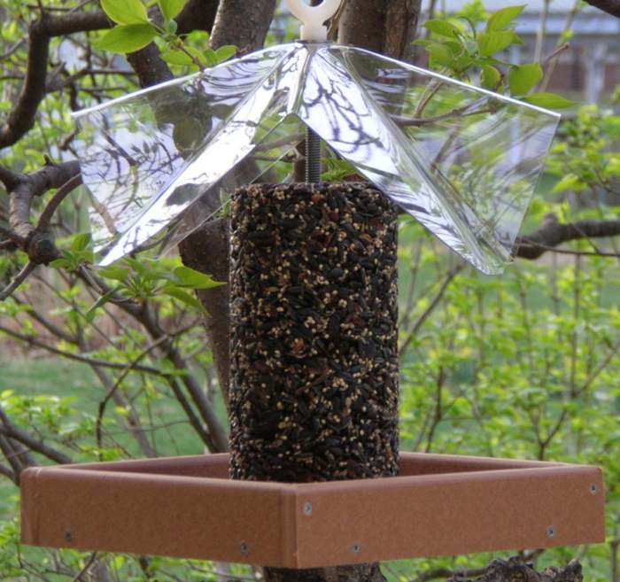 Yumbrella Seed Saver Covered Seed Cylinder Feeder Quality