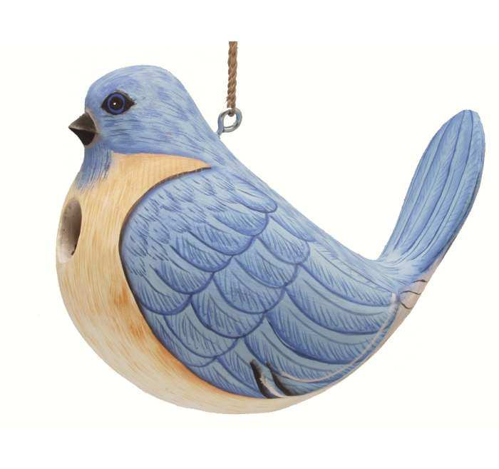 For The Birds Fat Bluebird Bird House
