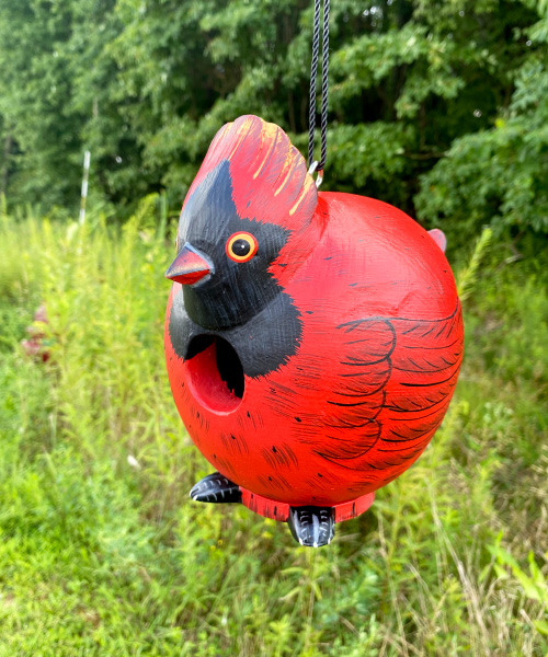 For The Birds Gord-O Cardinal Bird House
