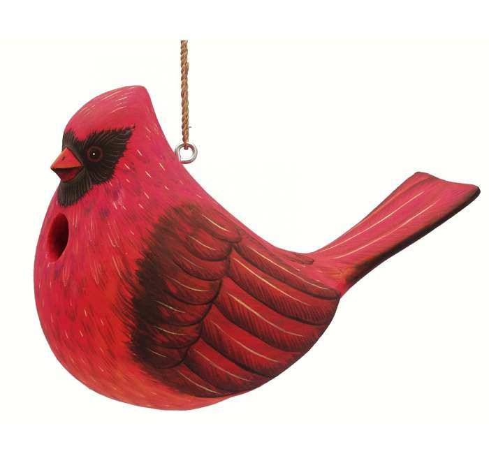 For The Birds Fat Cardinal Bird House