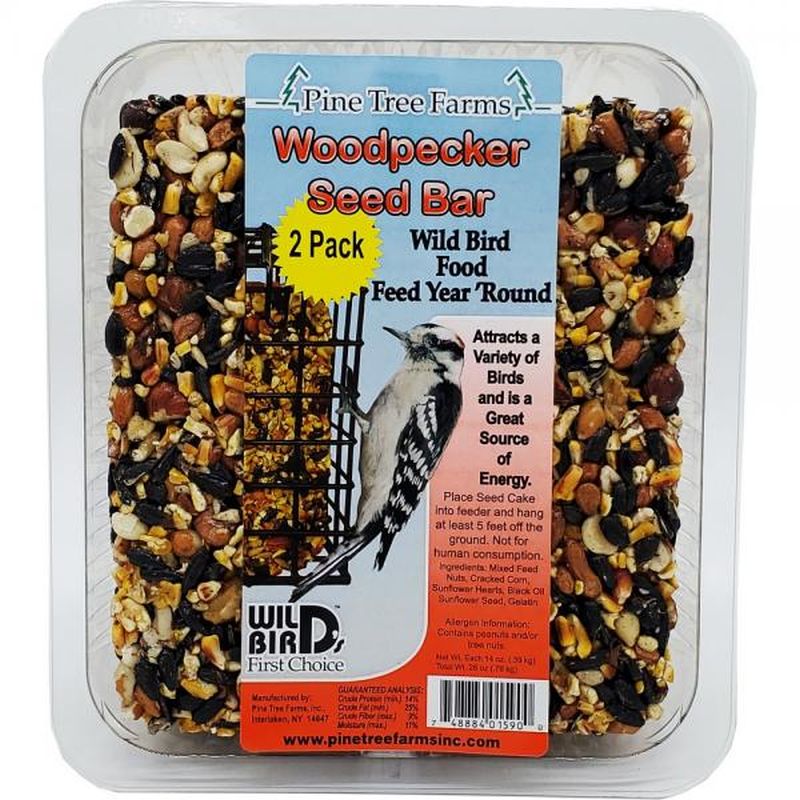 Woodpecker Seed Bar Cake 14 oz 12/Pack