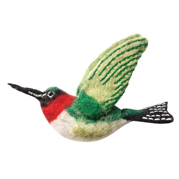 Wild Woolies Ornament Hummingbird