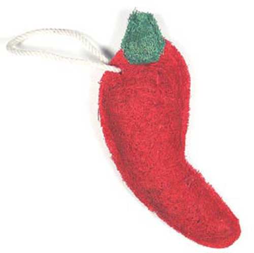 Loofah Scrubber Chili Pepper