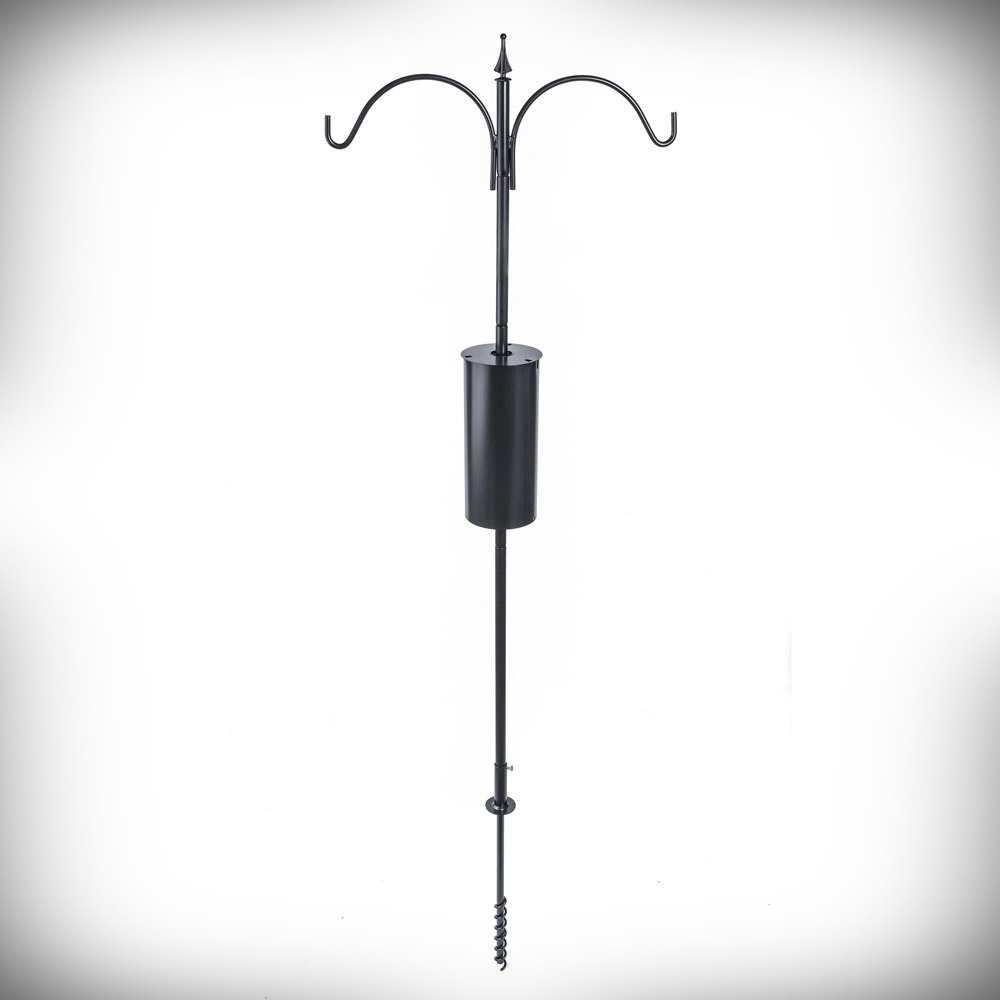 Complete Pole Package with 2 Arms & Baffle Black