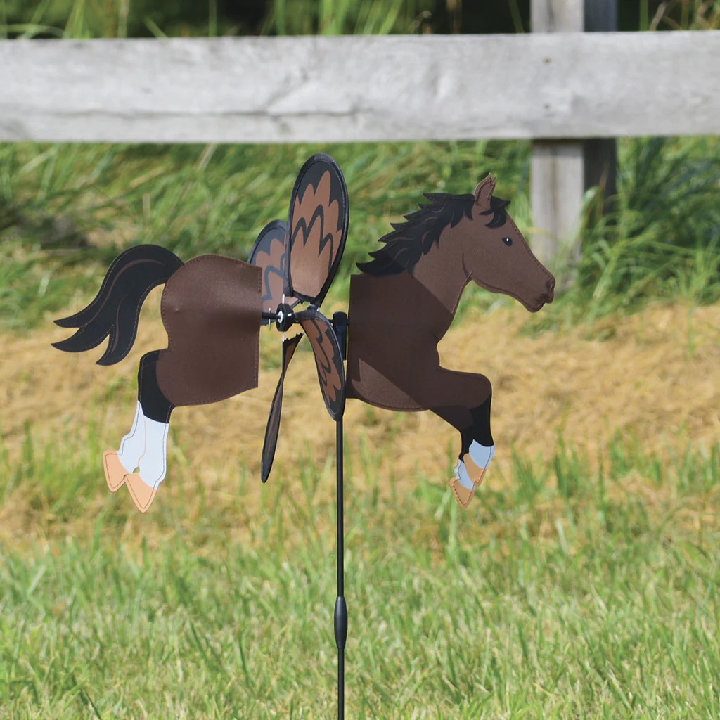 Petite Bay Horse Wind Garden Spinner