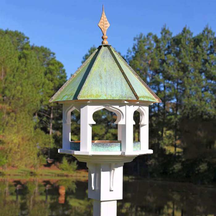 Heartwood Carousel Bird Feeder Quality Handcrafted Decorative
