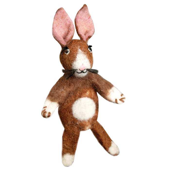 Wild Woolies Finger Puppet Ornament Rabbit