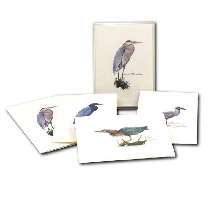 Boxed Notecard Assortment Heron Set of 8
