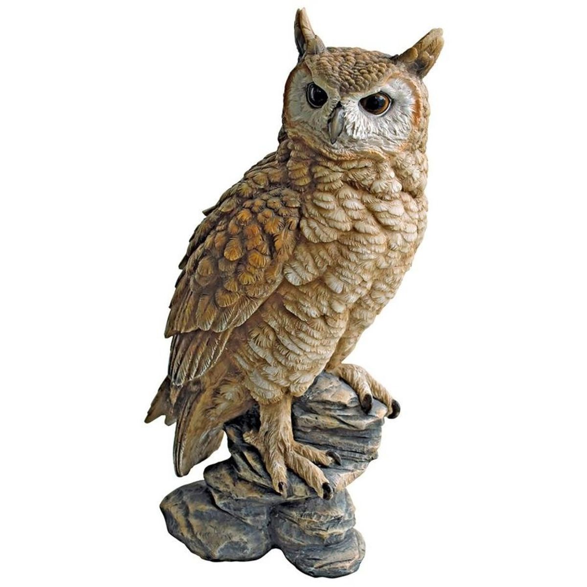 Perching Forest Owl Statue